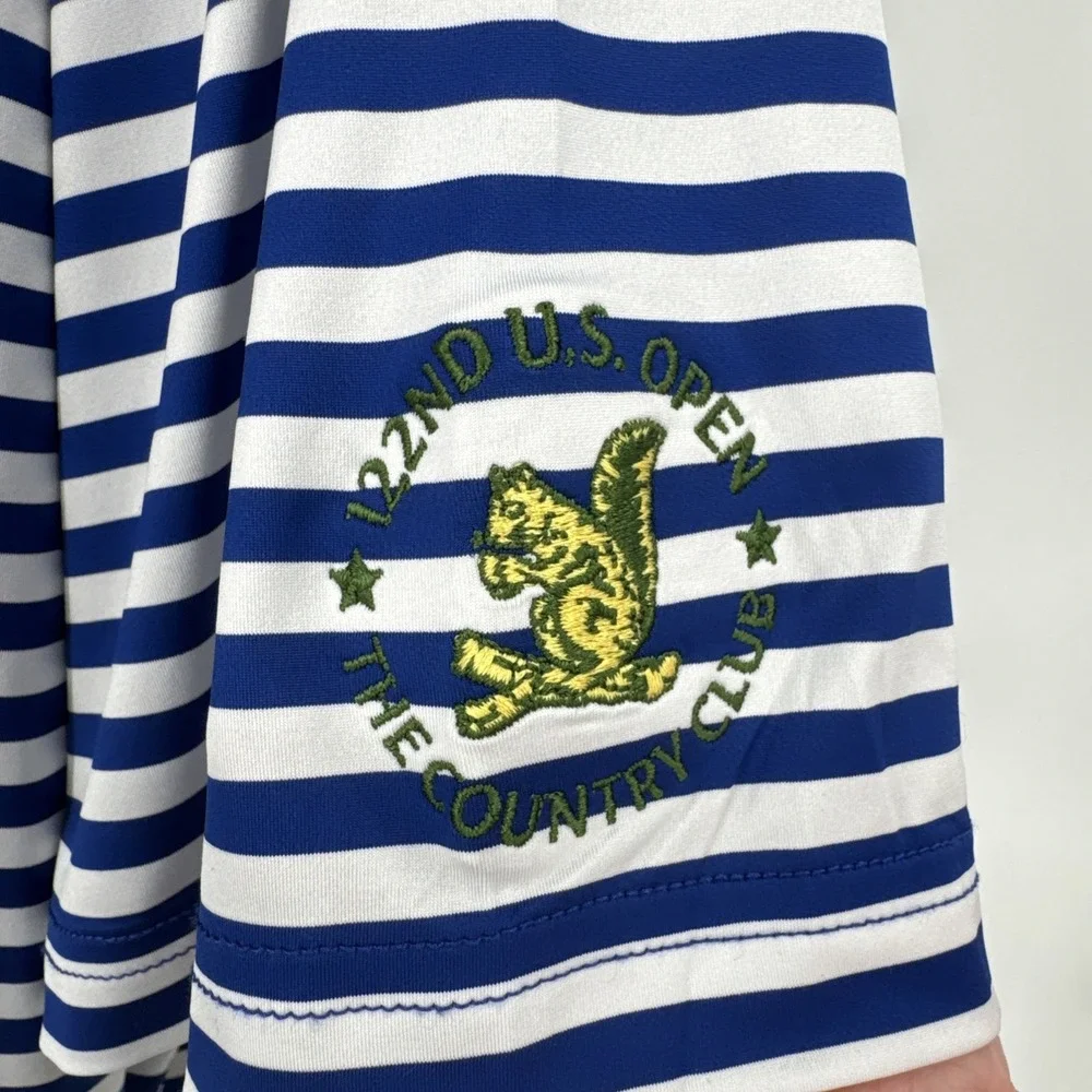 RLX Ralph Lauren 122nd US Open  Performance Polo Shirt XXL Blue & White